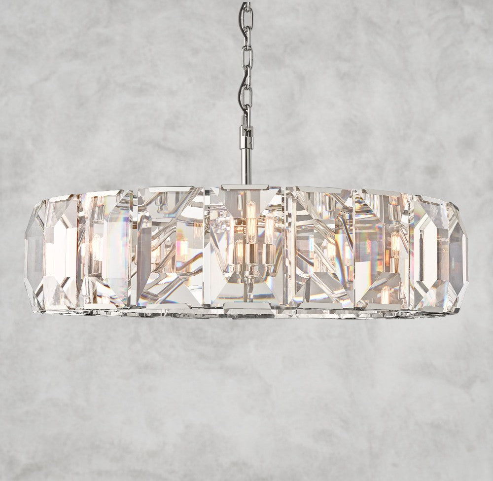 Harlow Crystal Round Chandelier 19", 31", 43", 60"